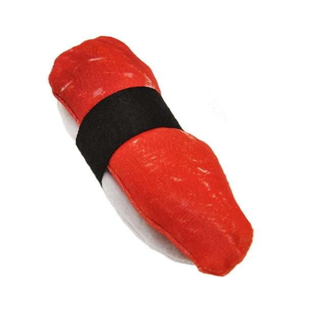 Juguete de hierba gatera Sushi Cats para aliviar el aburrimiento, lindos juguetes interactivos para gatos de interior. Atún