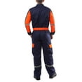 thumbnail image 2 of Kolossus Deluxe Long Sleeve Cotton Blend Coverall with Enhanced Visibility, 2 of 10