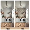 thumbnail image 3 of S4Sassy Royal MotifsFloral Wallpaper- Asian Style Walls Covering, 25 x 120 Self-Adhesive Vinyl Wall Paper, Decorative Wallwrap, Easy DIY Wall Covering For Bedroom, Living Room, Living Spaces- Brown, 3 of 8