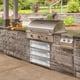 thumbnail image 3 of Qinaqin 24" cm de Ancho x 23" Profundidad 6.5 Altura Outdoor Kitchen Cajones 3-Layer Access Cajón Stainless Steel Built-in BBQ, 3 of 7
