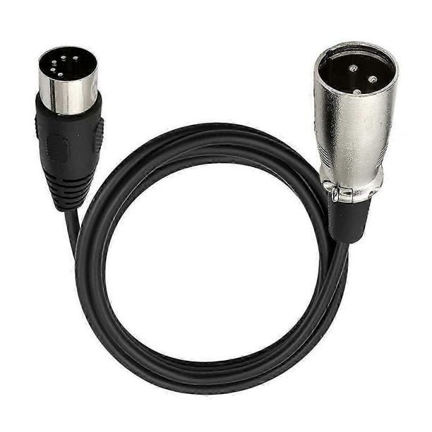 DIN 5 Pin to XLR 3 Pin Audio Cable for Match Music Inst ents or Cables with MIDI or XLR DIN 5P Mal