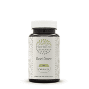 HerbEra Red Root Capsules, Herbal Dietary Supplement for Lymphatic System Support, Red Root (Ceanothus Americanus) Dried Root Capsules, Natural, 60 Capsules