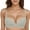 Grey, variant on Women's T Shirt Bra With Push Up Padded Bralette Bra Without Underwire Seamless Comfortable Soft Cup Bra Yellow 70AB