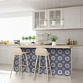 thumbnail image 6 of Mi Alma Floral Blue Yellow Tile Stickers - Removable Vinyl 4x4, 24 pcs, 6 of 10