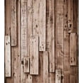 thumbnail image 3 of Wooden Print Duvet Cover Set, Vintage Barn Shed Floor Wall Planks Sepia Art Old Natural Plywood Lodge Image, Decorative 3 Piece Bedding Set with 2 Pillow Shams, Queen Size, Grey Brown, by Ambesonne, 3 of 3