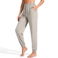 thumbnail image 7 of Lightweight Stretch Jogger Pants for Women 2026 Summer Elastic Waist Quick Dry Breathable Outdoor Athletic Casual Trousers Khaki XL, 7 of 7