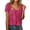 Womens Shirts Hot Pink, variant on Womens Sparkly Tops Fall Fashion Shiny Sequins Square Neck Short Sleeve Shirts