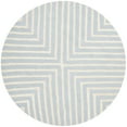 thumbnail image 4 of SAFAVIEH Cambridge Lilly Diamond Striped Wool Area Rug, Light Blue/Ivory, 3' x 5', 4 of 10