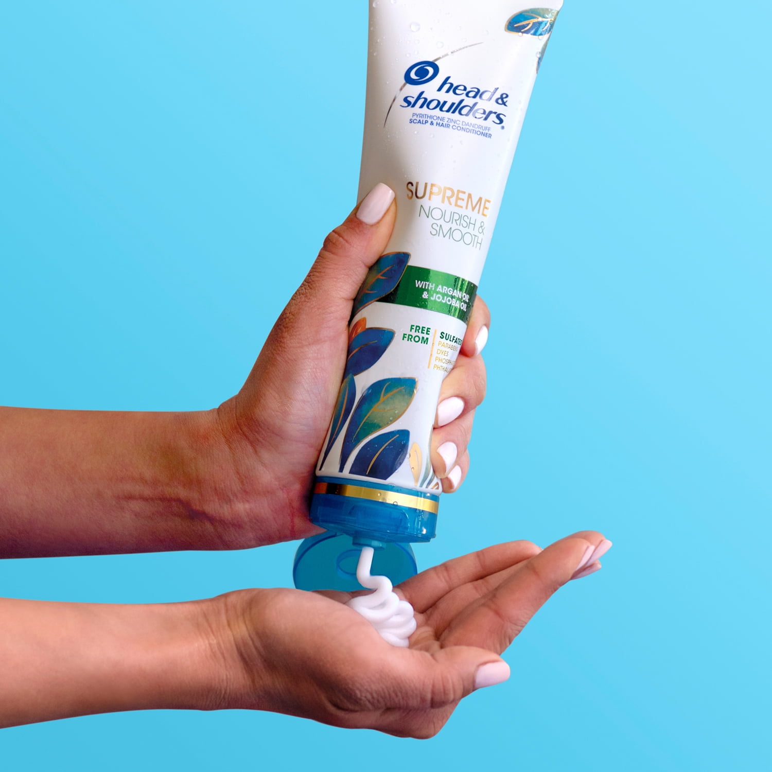 Head & Shoulders Supreme Nourish & Smooth Hair & Scalp Conditioner, for All Hair Types, 9.4 fl oz