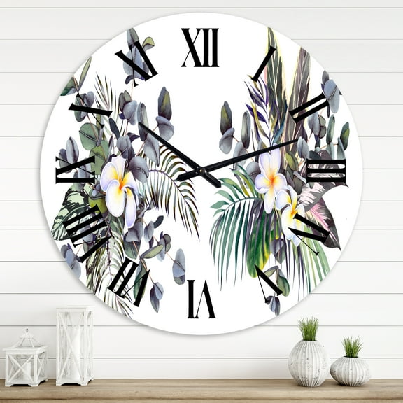 Designart 1 in Quartz Traditional Wall Clock