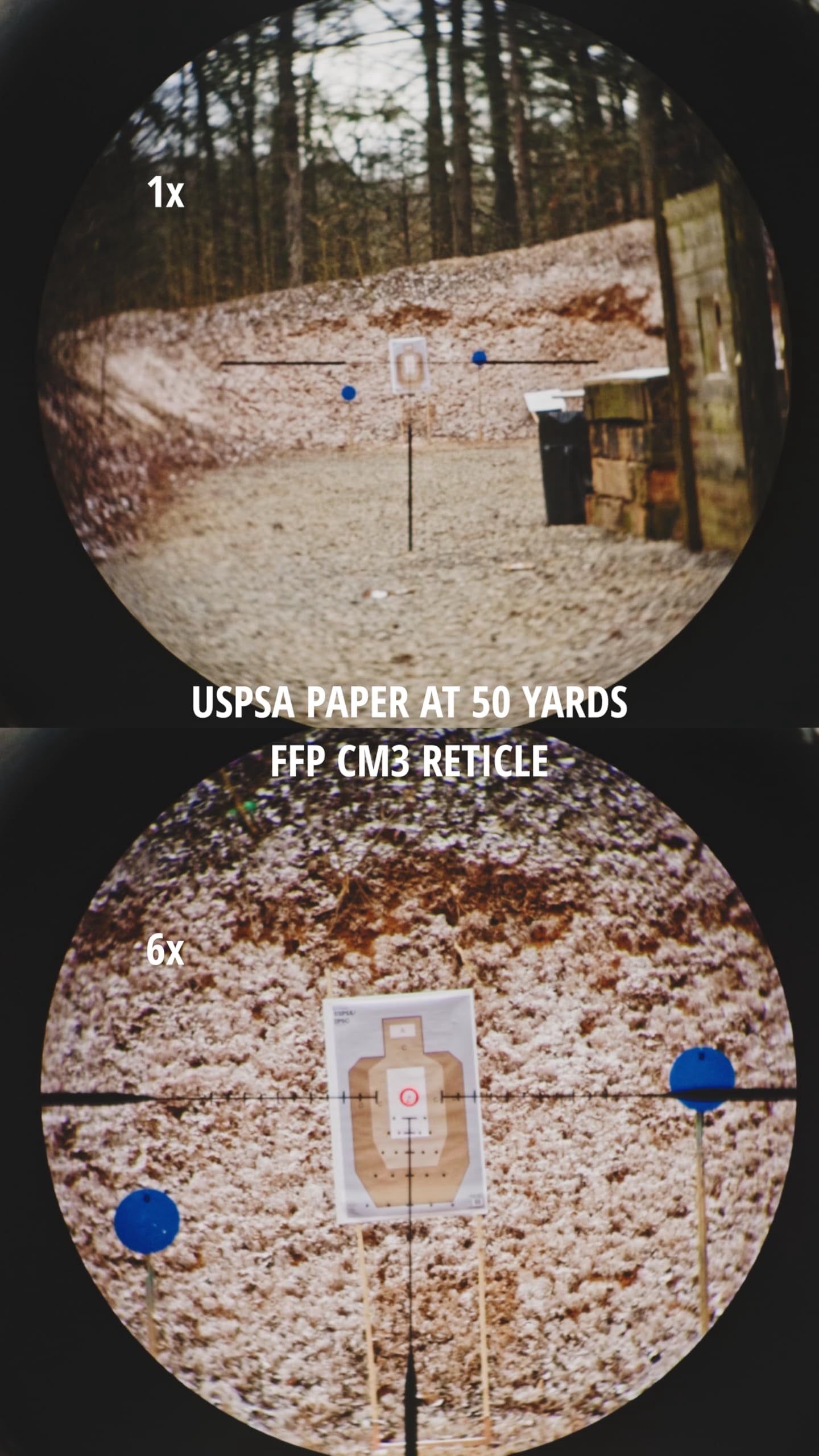 Monstrum Panzer ED 1-6x24 First Focal Plane FFP LPVO Scope | CM3 Reticle