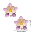 thumbnail image 2 of Meggemo Flower Food Sealing Clips Refrigerator Magnet Clips 2 Pack Double Layer for Home Kitchen Pantry Snack Bag Sealing, 2 of 6