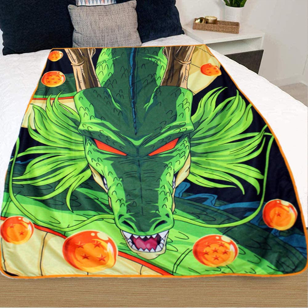 Custom Dragon Ball Z Lightweight Bed Soft Throw Fleece Sofa Blanket 
