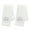 White with Gray Script "be our Guest", variant on AuldHome Design Guest Towels (Set of 2, Blue); Be Our Guest Monogrammed Hand Towels