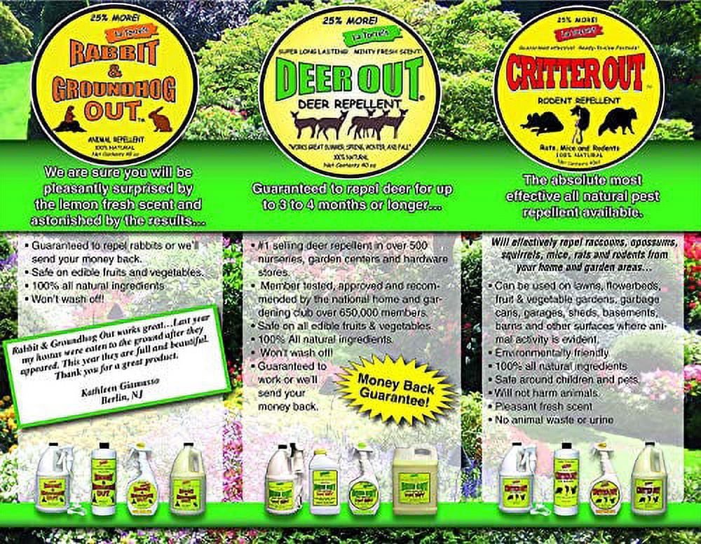 DEER OUT® 1 Gallon Ready-to-Use REFILL - Deer Repellent
