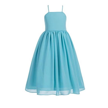 Ekidsbridal Criss-Cross Chiffon Flower Girl Dress Junior Pageant Formal Photoshoot Party Gown 191 12