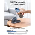 thumbnail image 2 of Cargador inalámbrico UGREEN Qi2 15W 2 en 1 para iPhone y AirPods, 2 of 9