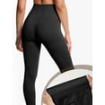 thumbnail image 5 of Women's High Waisted Yoga Leggings, Buttercore Ruched V-Back Tummy Control Workout Pants, 5 of 8