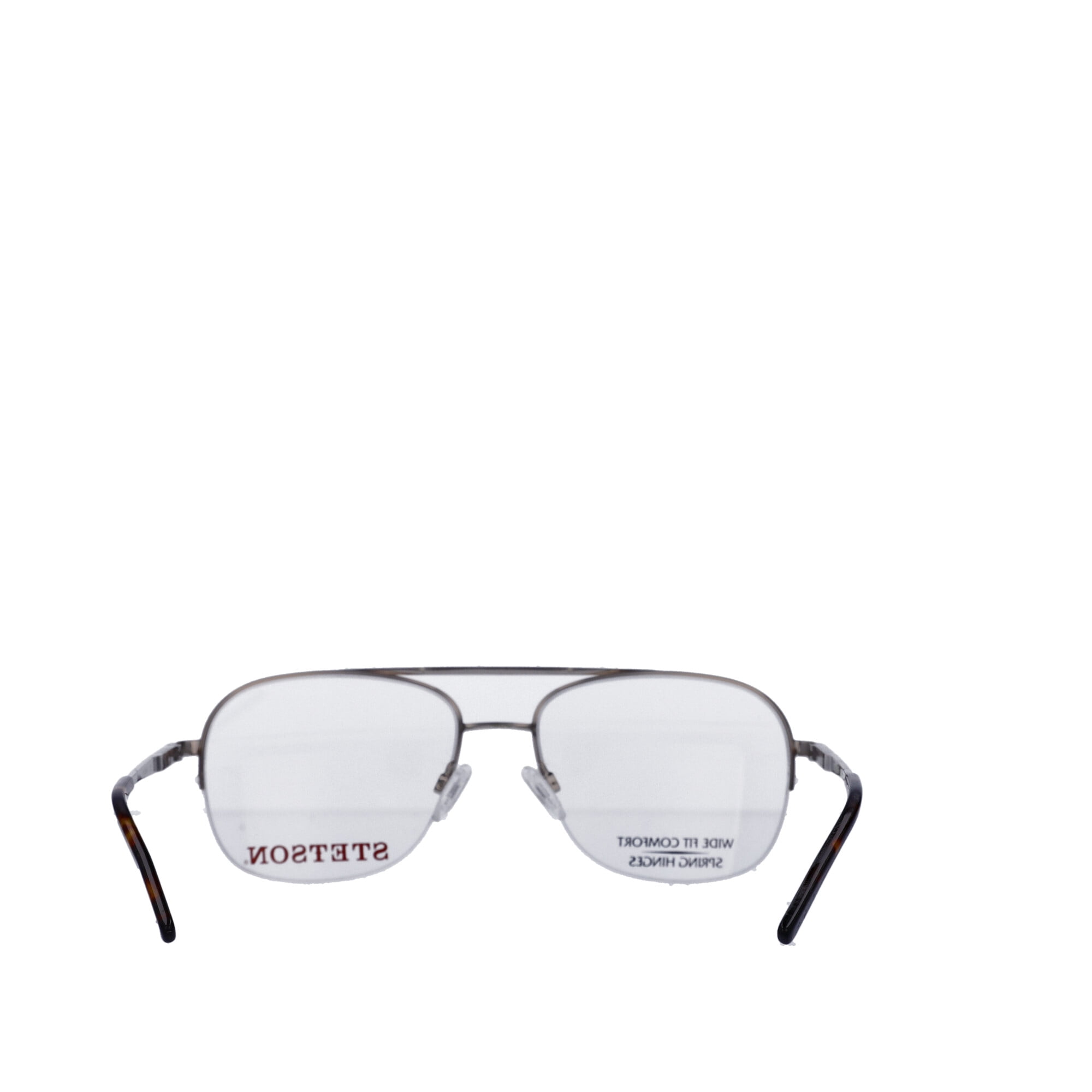 Stetson Men's Square Eyeglasses, ST XL31, Gold, 59-18-150, with Case