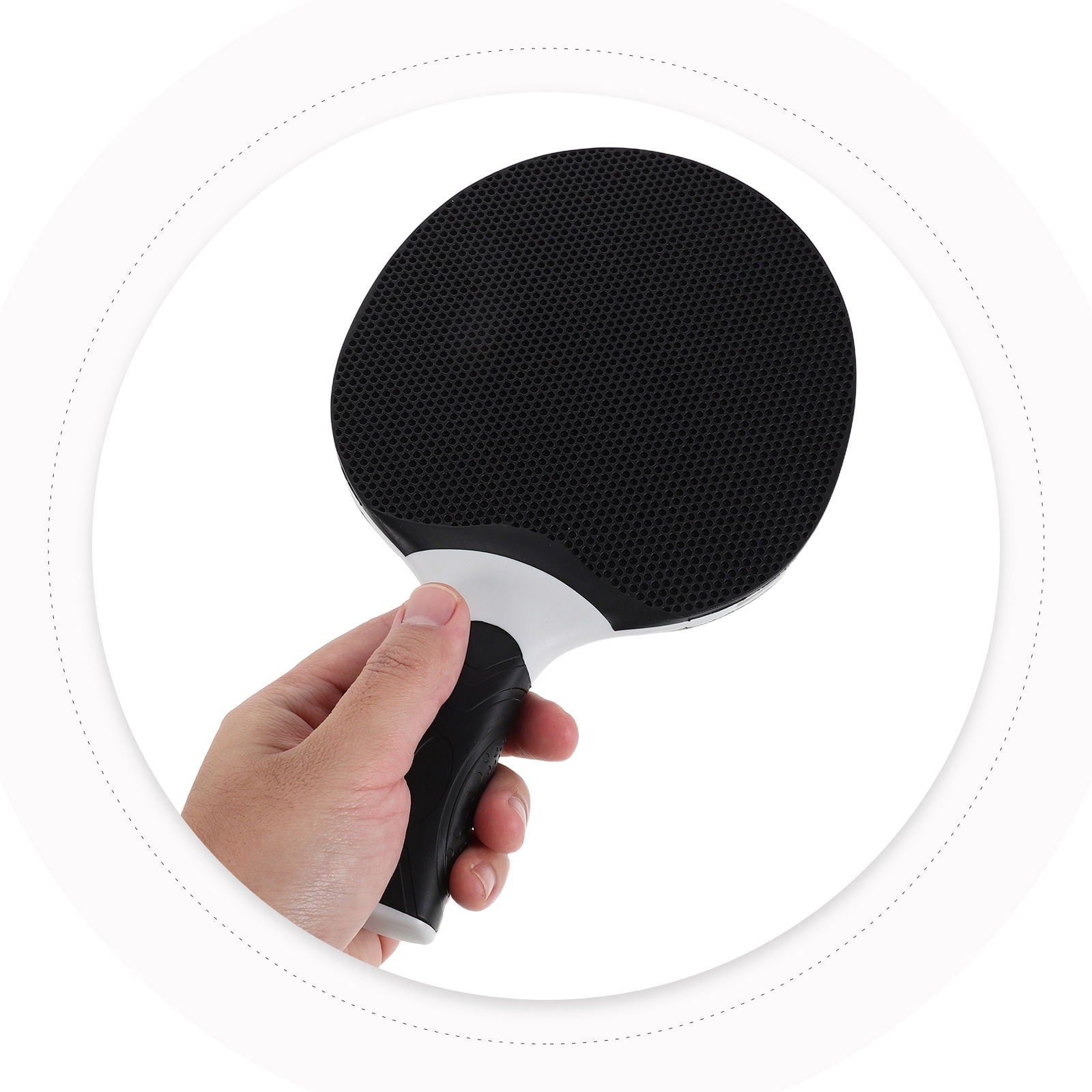 ELAYARD 2Pcs Waterproof Washable Table Tennis Paddles for Recreational and Sports Use