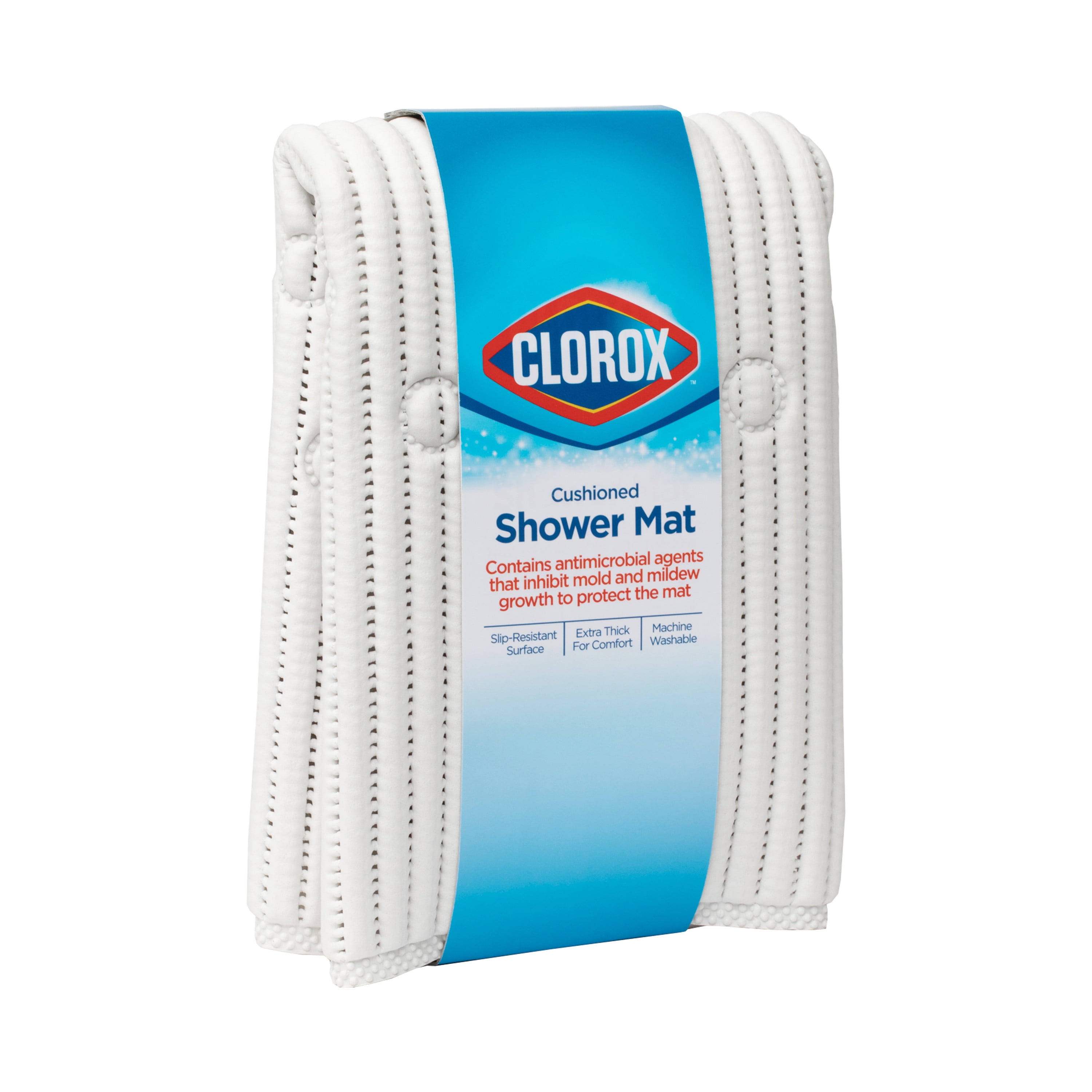 Bath Tub Safety Anti Skid Shower Protection Mat Pad Bathroom Cushion Clear/Blue 