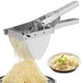 thumbnail image 3 of KEINXS Potato Ricer Stainless Steel Potato Masher Handheld Potatoes Ricer Kitchen Tool Large Detachable Potato Ricer Fruit Press Baby Food Masher for Smooth and Fluffy Mashed Potatoes, 3 of 6
