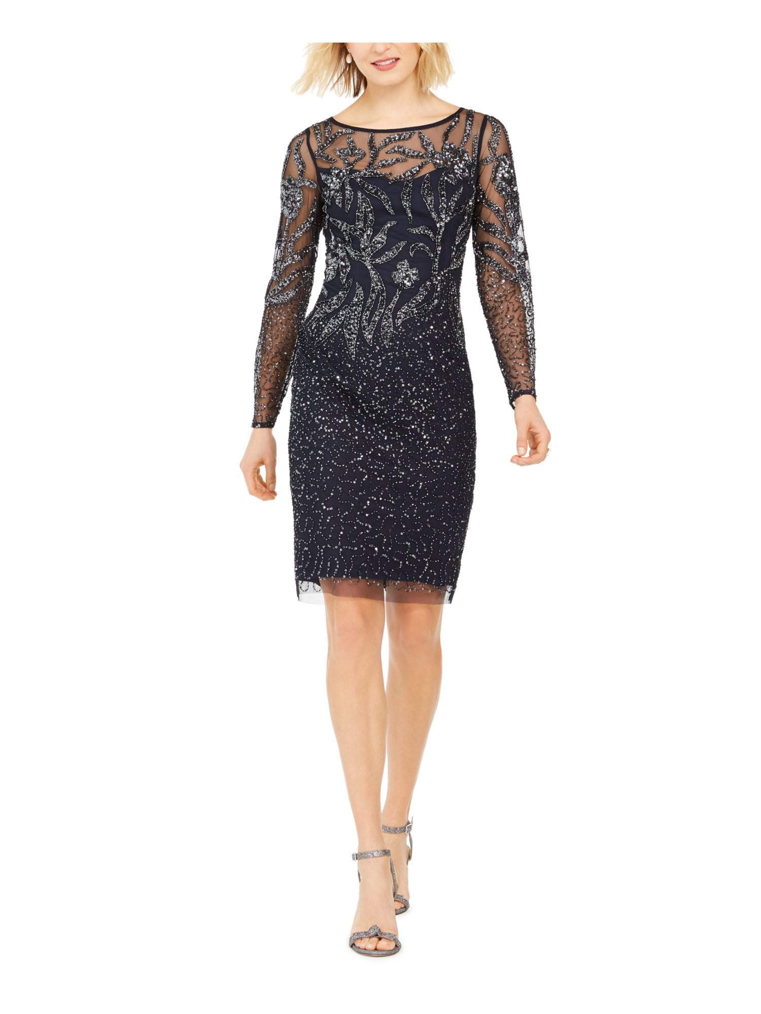 long sleve black dress