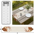 thumbnail image 3 of Squirrel Fall Table Runner Linen Burlap Table Runner 72 Inches Long Thanksgiving Branches Berry Rustic Dresser Scarves for Kitchen Island Coffee Dining Room Party Wedding Holiday Decoration 14"x72", 3 of 8