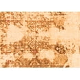 thumbnail image 1 of Ahgly Company Indoor Rectangle Abstract Orange Modern Area Rugs, 2' x 5', 1 of 4