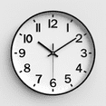 thumbnail image 3 of Reloj de pared moderno silencioso, reloj de pared con números 3D para cocina, dormitorio, sala de estar, oficina, aula, decoración, color 8, 3 of 8