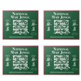 thumbnail image 2 of BESTSKY 4-Piece Mahjong Hand Tiles – Sleek Design,Soft Texture Included Rulebook – Great for Game Nights & Tournaments, 2 of 7