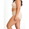 thumbnail image 3 of LEOKE 12 Pack Underwear for Women Plus Size XL-5XL High Waisted Panties Ladies Stretch Briefs, 3 of 7