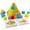color, variant on Toys Games Kids,Christmas Decorations,Baby Toys Clearance,Novelty Gag Toys,Wooden Brain Teaser Puzzles for Kids Cubes Creative Stacking Block Sets 7 Colors Spatial Imaginations Educational Toys