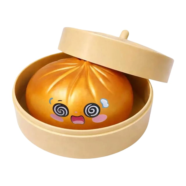 Dumpling Squishy Toys, Slow Rising Stress Cube Sensory Toys, Swirling Squish Balls Fidget Toys for Adults, Birthday Gifts Party Favors Christmas Party Decor Supplies