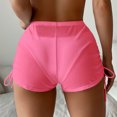 thumbnail image 5 of HOWPAY Womens Swim Shorts High Waisted Basic Swim Boyshort Full Coverage Solid Color Tummy Control Stretchy Beach Pool Bathing Suit Bottoms RD2 S, 5 of 5