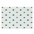 thumbnail image 1 of Casino Cutting Board, Gambling Club Lifestyle Fortune Luck Advertise Minimalistic Design Art, Decorative Tempered Glass Cutting and Serving Board, Large Size, Red Ruby Maroon, by Ambesonne, 1 of 1