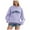 Purple, variant on Women Blouses Womens Large Hoodies Women Tunic Sweatshirt Customized Sweaters Long Shirt Hooded Sweatshirt plus Fashion Sweaters Quilted Snap Pullover Men Petite Small Top Lady Pullover Top Blue 2XL