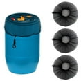 Rain Barrel Filter Drawstring Design Fine Mesh Dustproof Water Tank