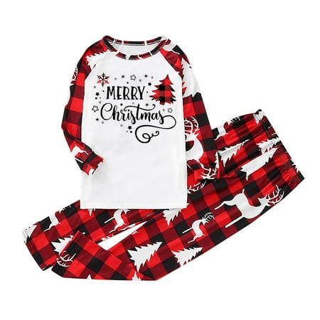 

DNDKILG Matching Christmas Pajamas for Family and Couples Holiday Pajamas Set for Women Women XL