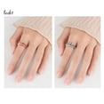 thumbnail image 4 of Fidget Jewelry Spinner Ring Open Ring Ring with Beads Fidget Ring To My Daughter for Women Anxiety Ring SILVER, 4 of 8