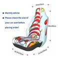 thumbnail image 3 of Balery Funny Christmas Gnome Funda de Asiento para Auto con Diseño - Cubierta Frontal Suave y Transpirable con Protector Antideslizante- 1 Unidad, 3 of 5