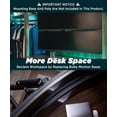 thumbnail image 2 of Soporte para Monitor Doble ULTRARM Negro Ajustable en Altura, 2 of 7