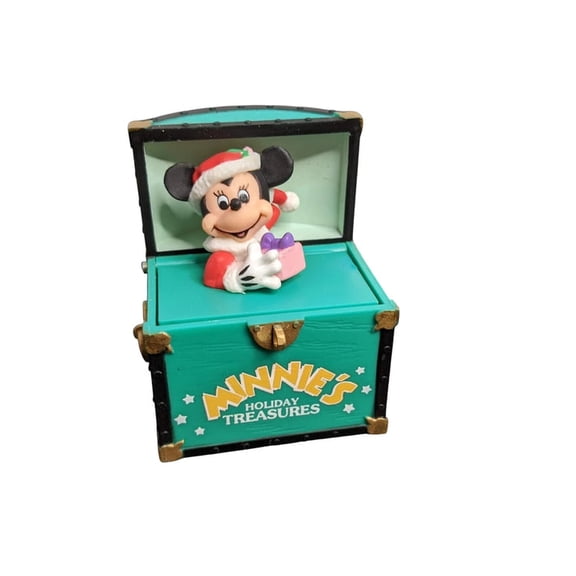Vintage 1994 Now You See It (Mickey Mouse — Toy Chest) Enesco Christmas Tree Ornament 552216