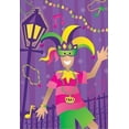 thumbnail image 2 of Premier Kites 52529 House Brilliance Flag, Mardi Gras Time, 28 by 40-Inch, 2 of 3