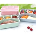 thumbnail image 4 of 4 Pack Bento Box, Stackable Box Container with Lids,4 - Compartment Snack Box Lunch Container for Meal Prep,Food Storage,Office,Travel & Picnic, 4 of 8