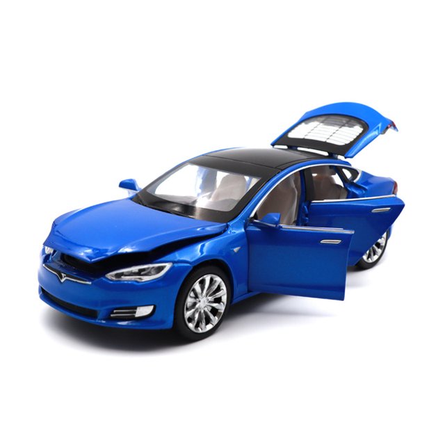 Baosilun 1:32 Tesla Model XS modelo de coche de aleación modelo simulación de coche de juguete de tracción trasera Proceso fino