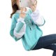thumbnail image 4 of Minnieouse Sudadera con capucha de manga larga para mujer Suéter con capucha suelta delgada Prendas para la parte del cuerpo Azul L, 4 of 6