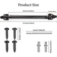 thumbnail image 2 of Self Closing Gate Spring Hardware Adjustable Metal Spring Closure For Light To Heavy Duty Wooden Gates Door Fence Black Garden Gate Closer For Wooden-, 2 of 3
