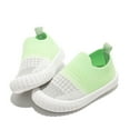 thumbnail image 5 of kkdom Boys Girls Sneakers Shoes Lightweight Slip-on Walking Shoes Gradient Green Size 8.5 Toddler, 5 of 7