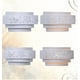 thumbnail image 3 of Aplique de pared LED exterior interior IP65 blanco 12W aplique de pared moderno aluminio up down spotlight aplique de pared para dormitorio, salón, baño, pasillo, escaleras -Blanco cálido, 3 of 4